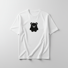 Estampa Urso Básico Preto APAE Guabiruba