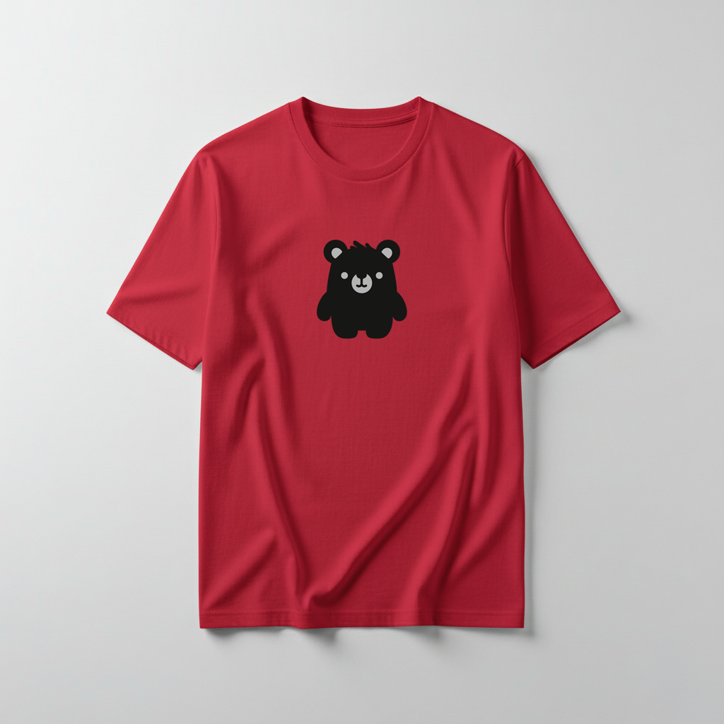 Estampa Urso Básico Preto APAE Guabiruba