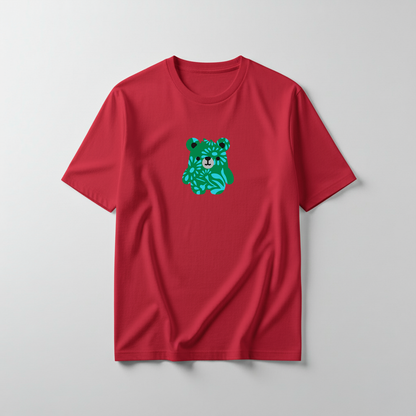 Estampa Urso Verde Estampado APAE Guabiruba
