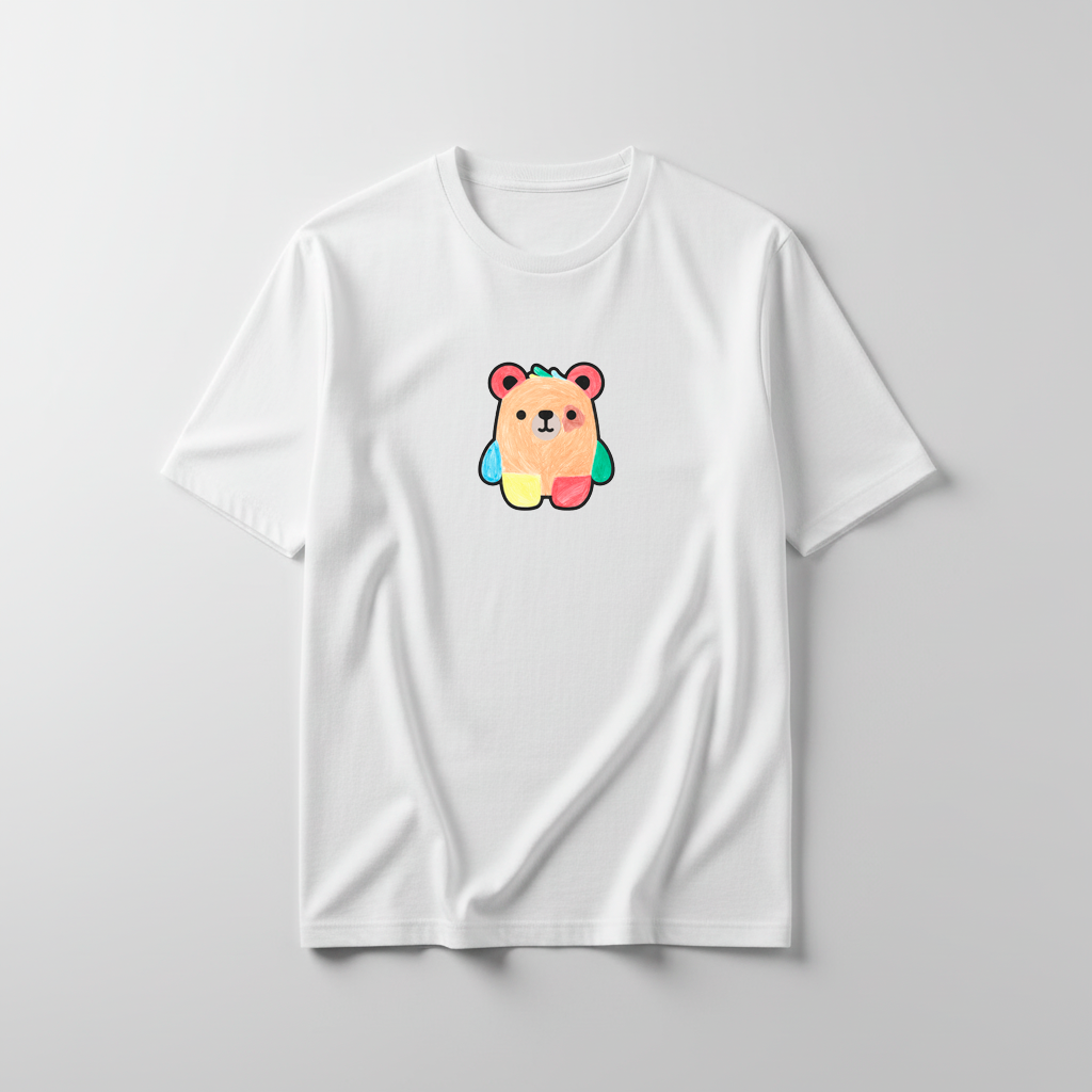 Estampa Urso Benjamim APAE Brusque