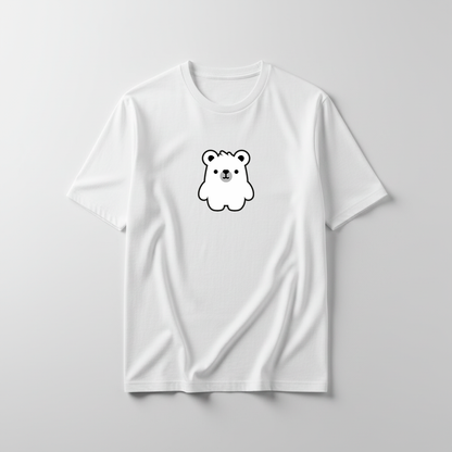 Estampa Urso Básico Branco APAE Brusque