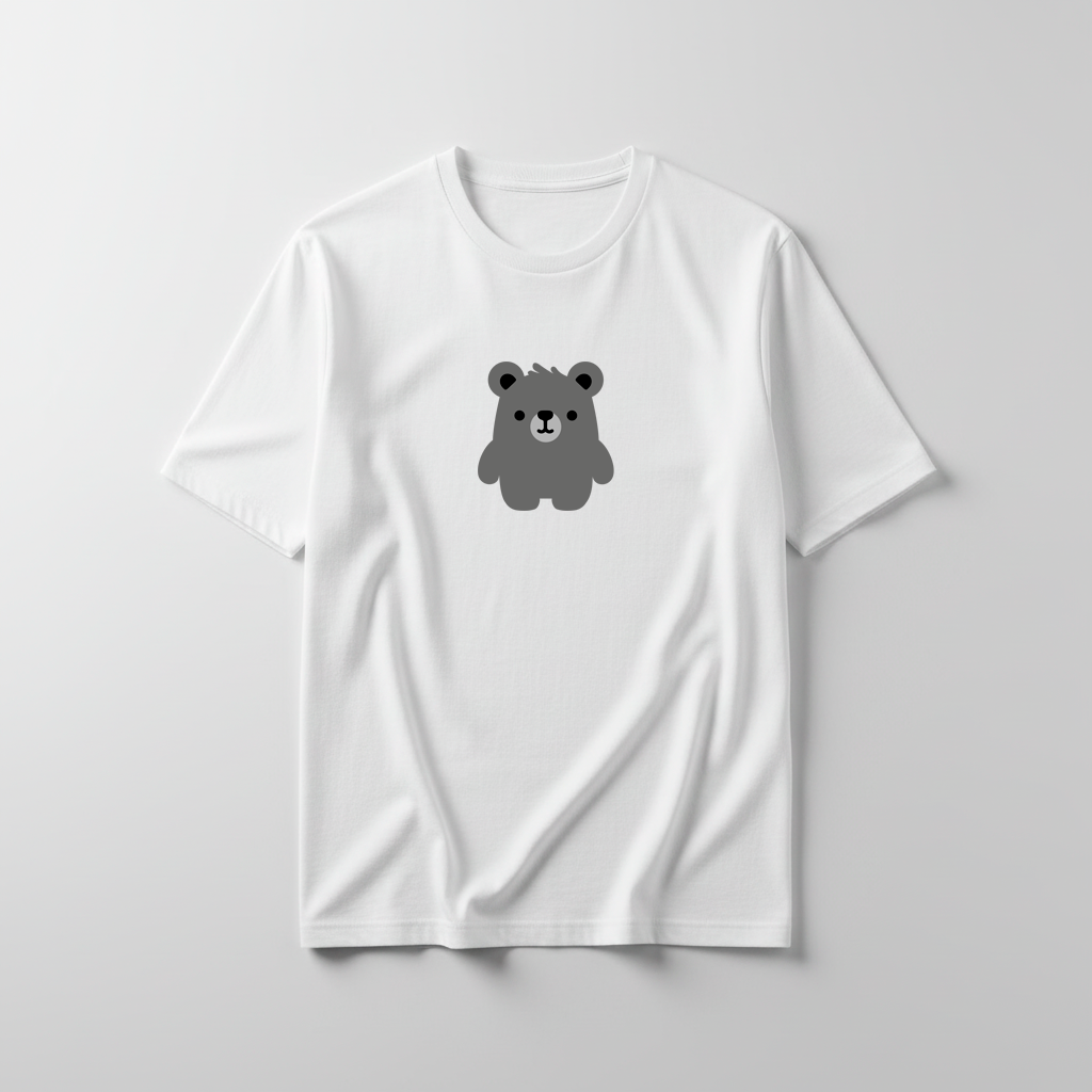 Estampa Urso Básico Chumbo AMA Brusque