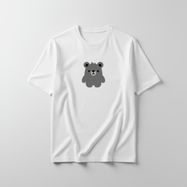 Estampa Urso Básico Chumbo AMA Brusque