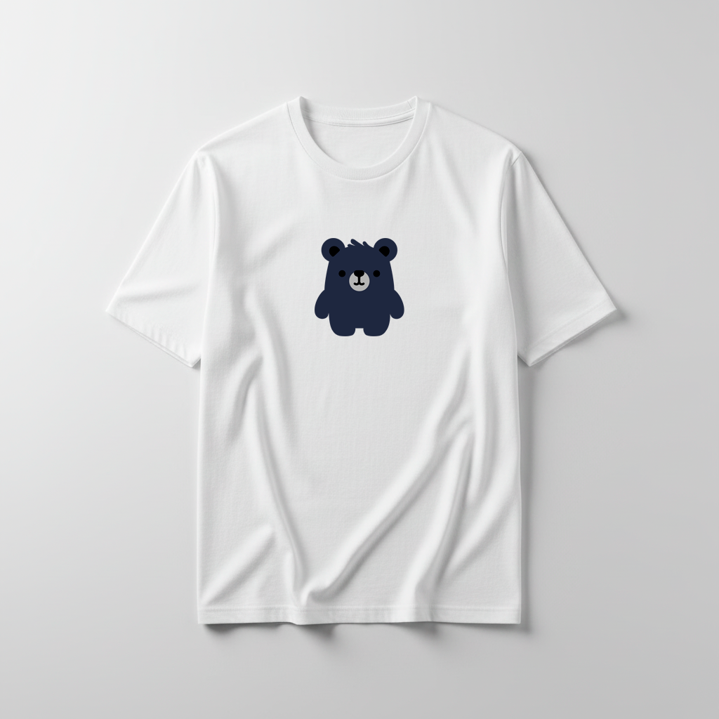 Estampa Urso Básico Marinho AMA Brusque