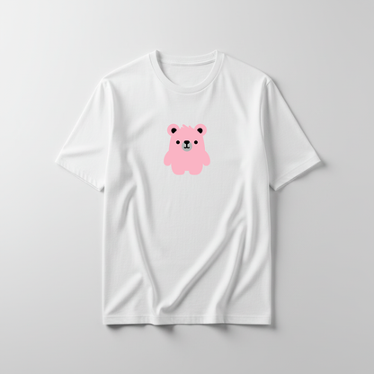 Estampa Urso Básico Rosa AMA Brusque