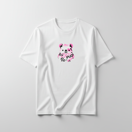 Estampa Urso Rosa Pixado APAE Guabiruba