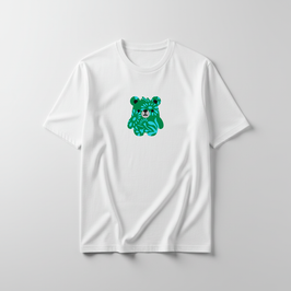 Estampa Urso Verde Estampado APAE Guabiruba