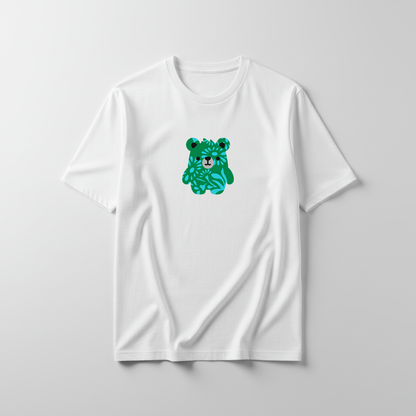 Estampa Urso Verde Estampado APAE Guabiruba