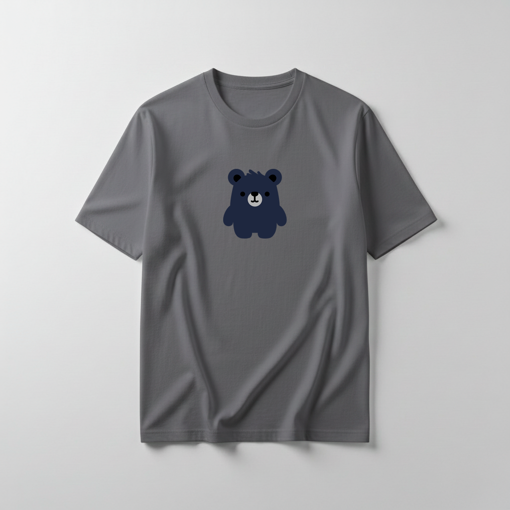 Estampa Urso Básico Marinho AMA Brusque