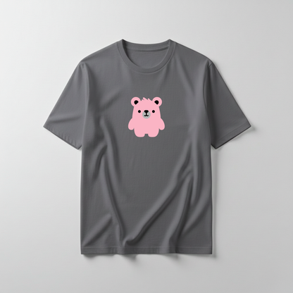 Estampa Urso Básico Rosa AMA Brusque