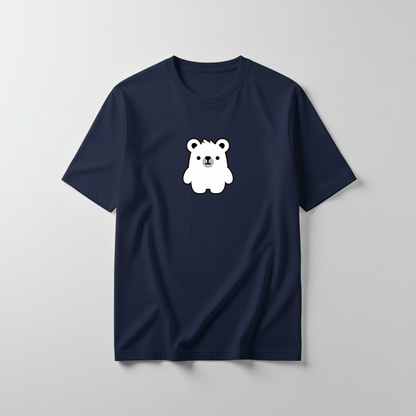 Estampa Urso Básico Branco APAE Brusque