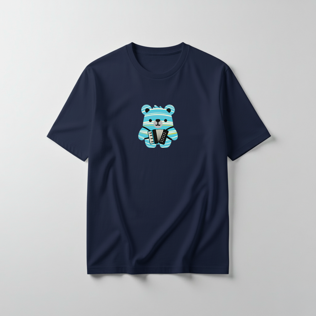Estampa Urso Gaiteiro AMA Brusque
