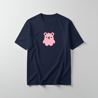Estampa Urso Básico Rosa AMA Brusque