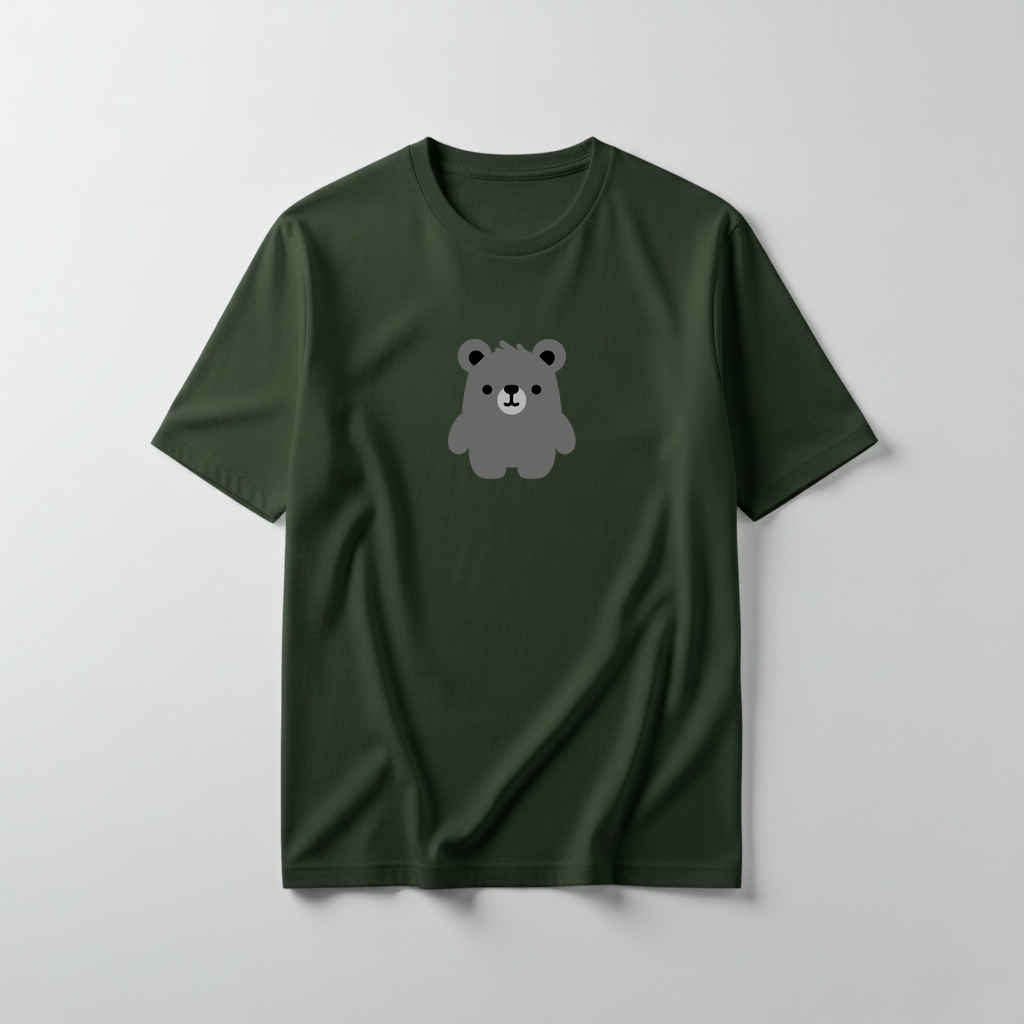 Estampa Urso Básico Chumbo AMA Brusque
