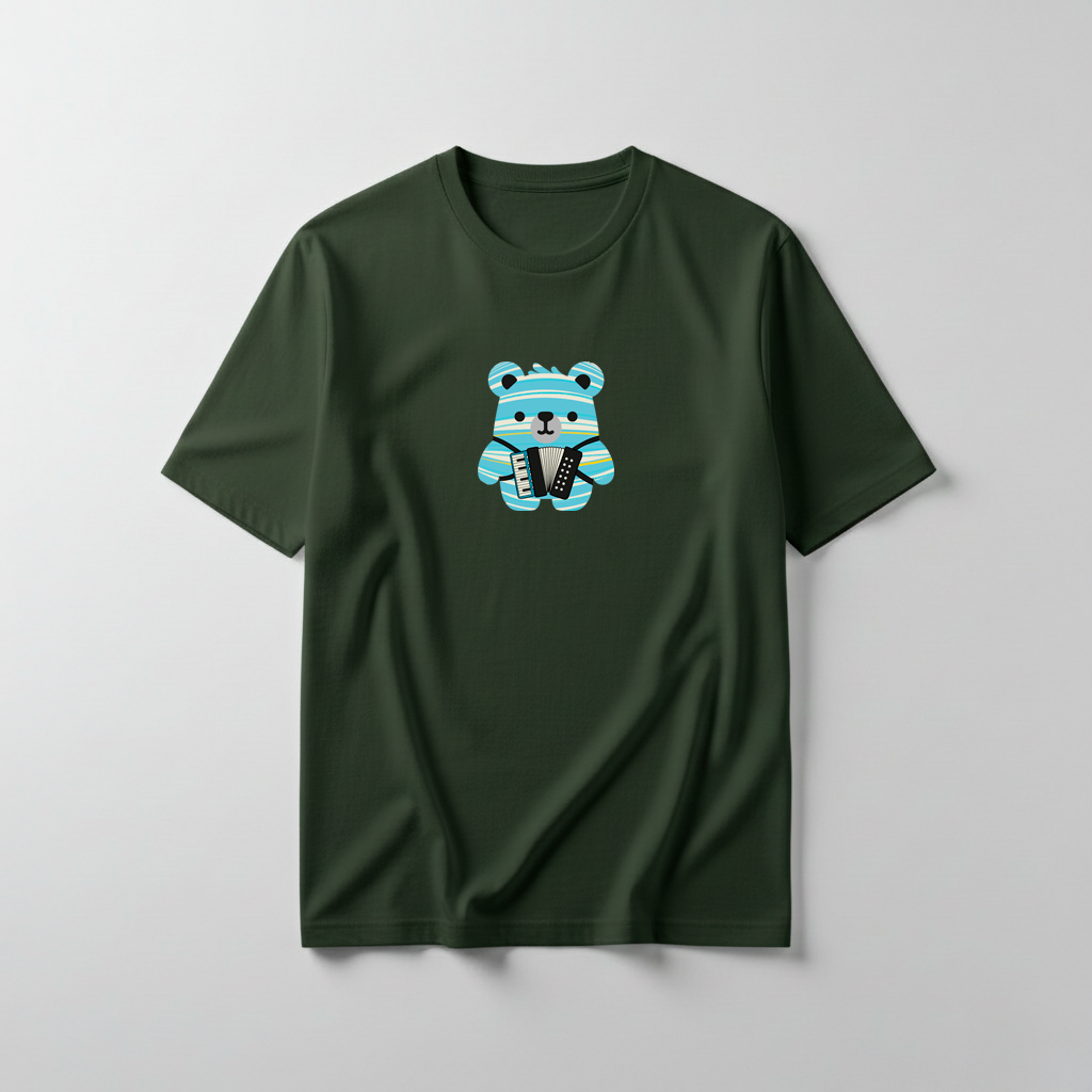 Estampa Urso Gaiteiro AMA Brusque