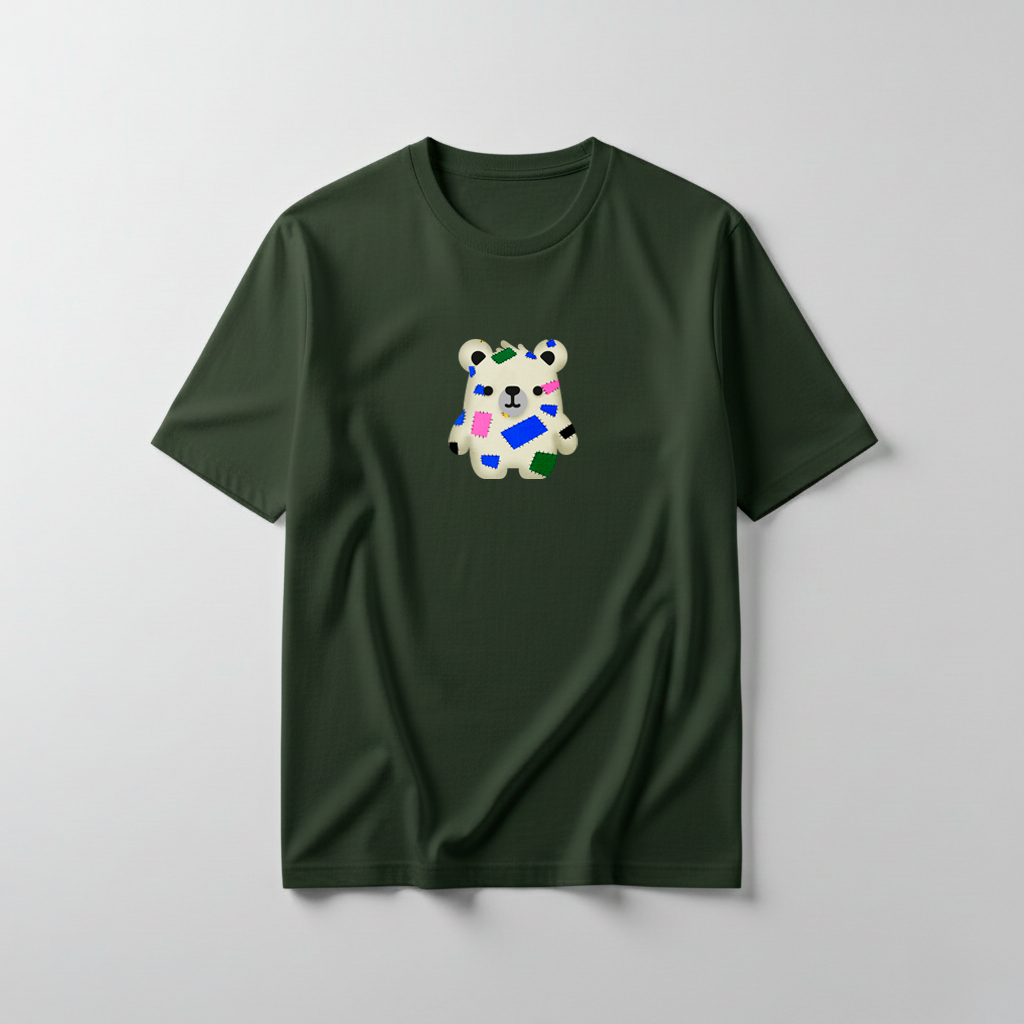 Estampa Urso Retalho AMA Brusque
