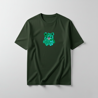 Estampa Urso Verde Estampado APAE Guabiruba