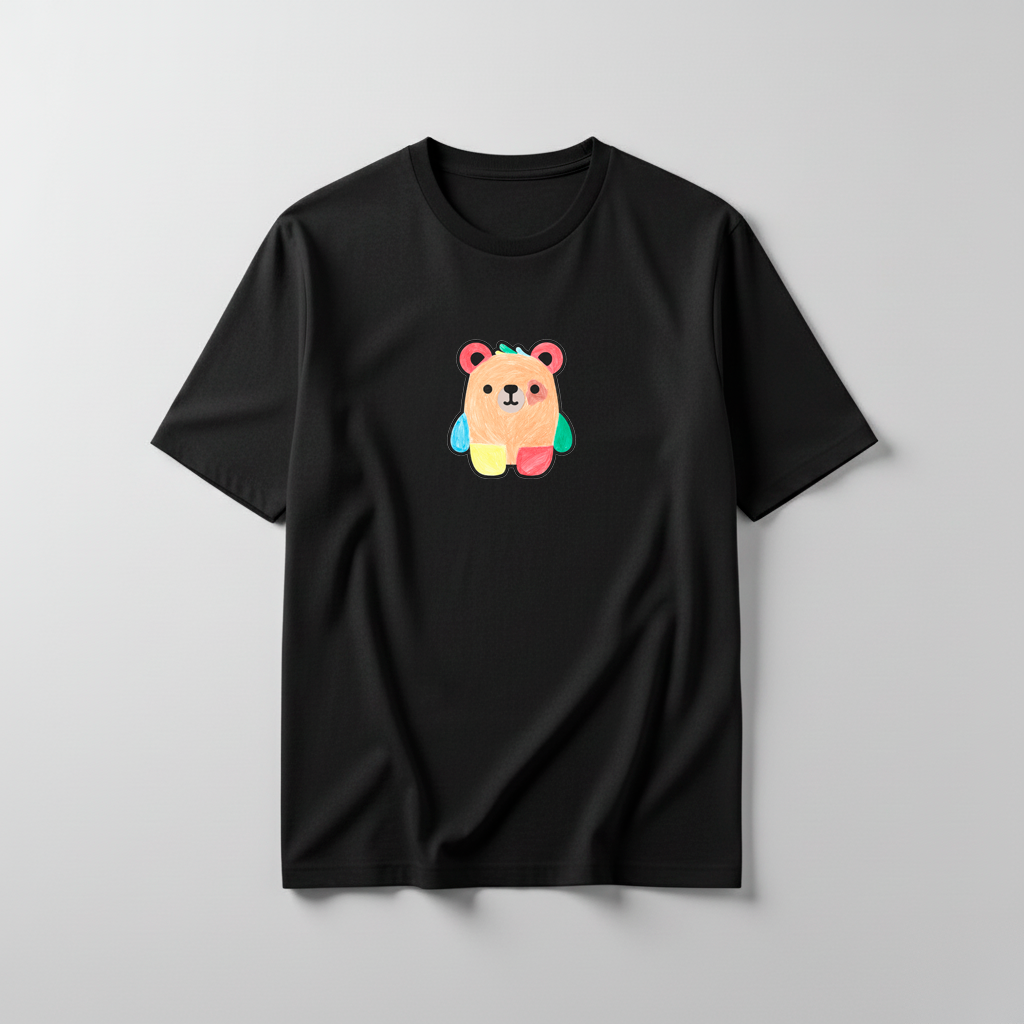 Estampa Urso Benjamim APAE Brusque