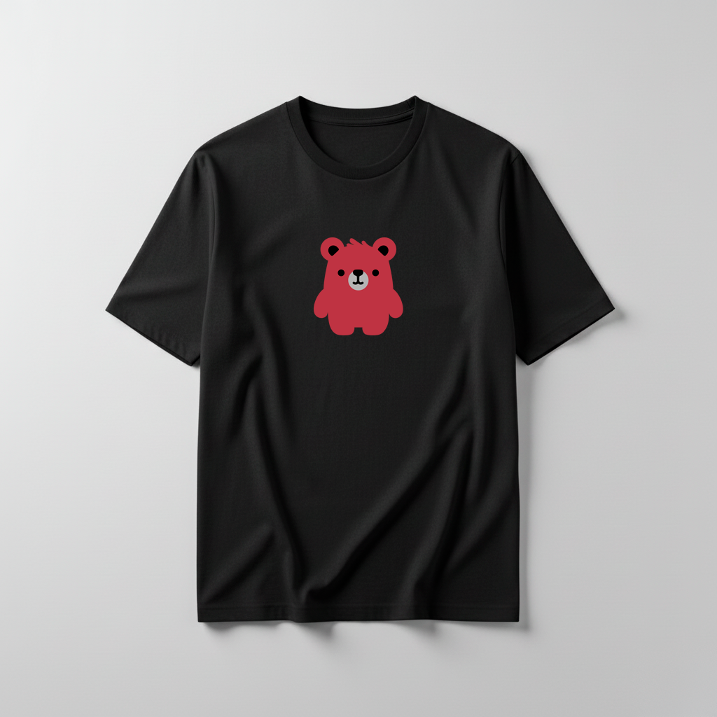 Estampa Urso Básico Bordo APAE Guabiruba