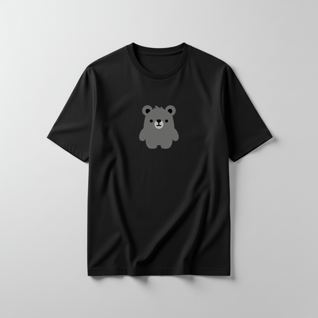 Estampa Urso Básico Chumbo AMA Brusque