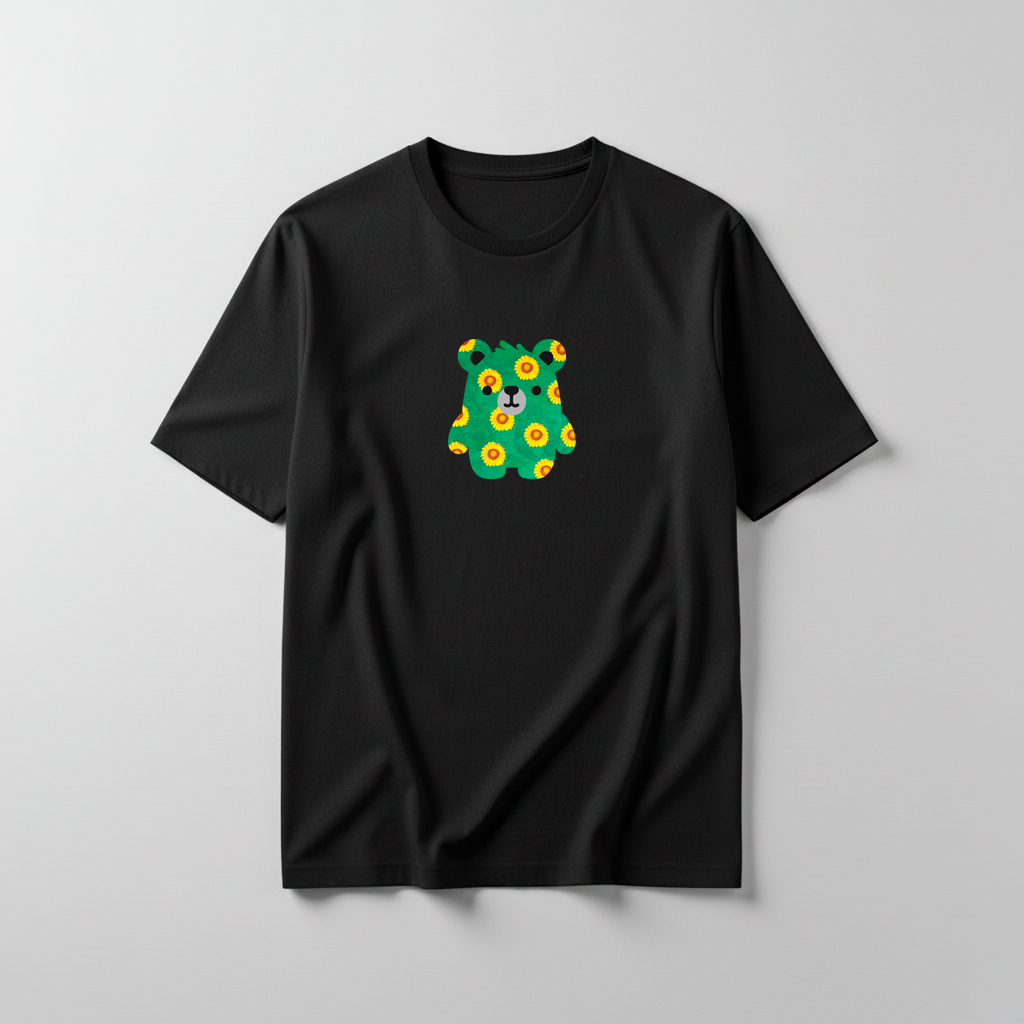 Estampa Urso Girassol APAE Brusque