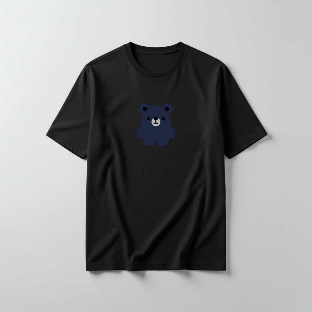 Estampa Urso Básico Marinho AMA Brusque