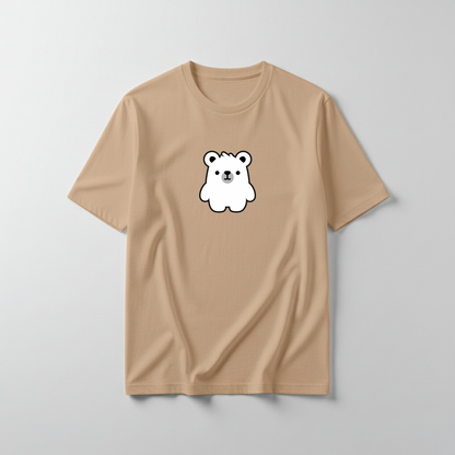 Estampa Urso Básico Branco APAE Brusque