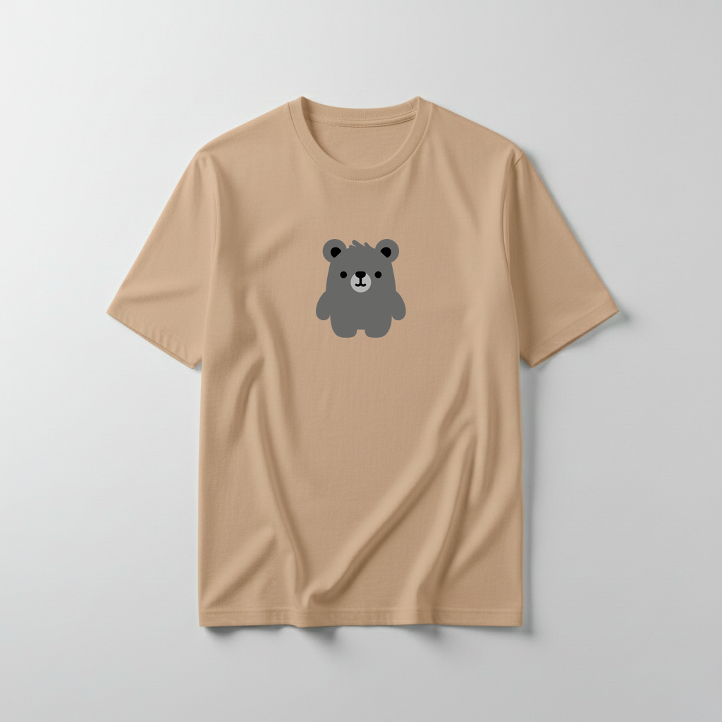 Estampa Urso Básico Chumbo AMA Brusque