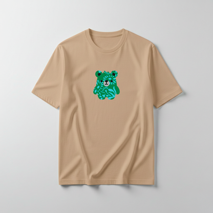 Estampa Urso Verde Estampado APAE Guabiruba