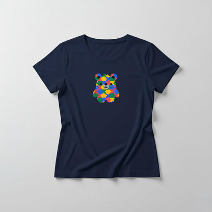 Estampa Urso Autismo AMA Brusque