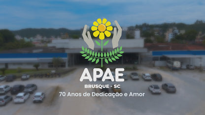 Estampa Urso Girassol APAE Brusque